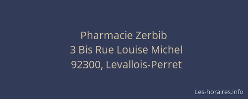 Pharmacie Zerbib
