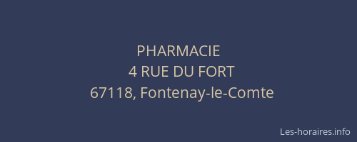 PHARMACIE