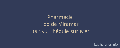 Pharmacie