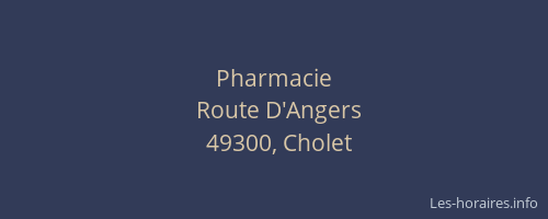 Pharmacie