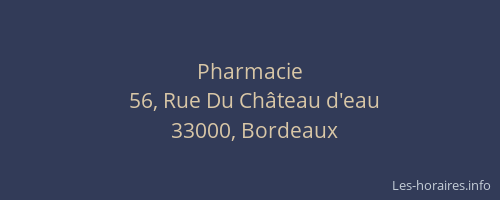 Pharmacie