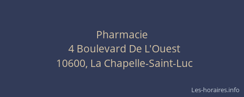 Pharmacie