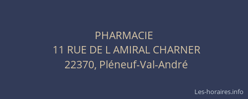 PHARMACIE