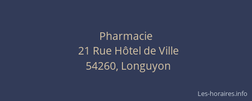 Pharmacie