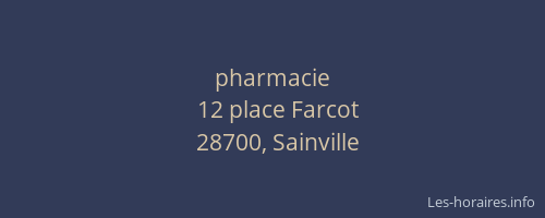 pharmacie