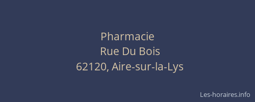 Pharmacie