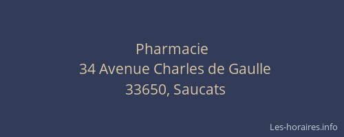 Pharmacie