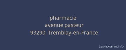 pharmacie