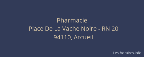 Pharmacie