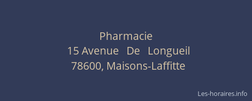 Pharmacie