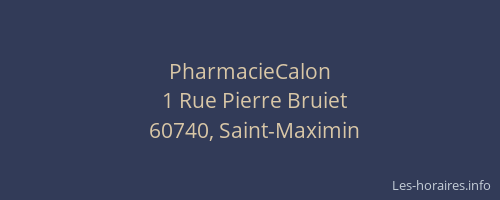 PharmacieCalon