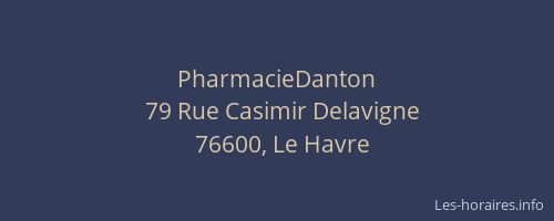 PharmacieDanton