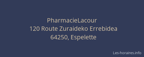 PharmacieLacour
