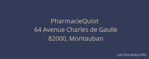 PharmacieQuiot