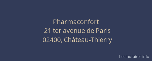 Pharmaconfort