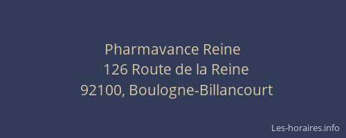 Pharmavance Reine