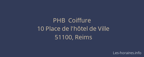 PHB  Coiffure