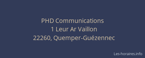 PHD Communications