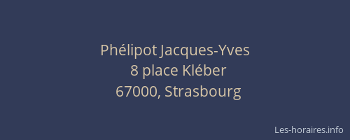 Phélipot Jacques-Yves