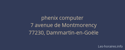 phenix computer
