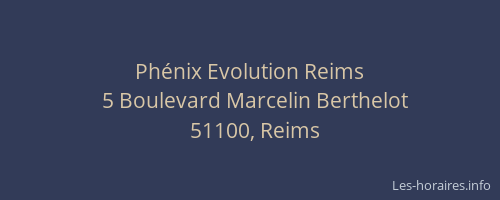 Phénix Evolution Reims