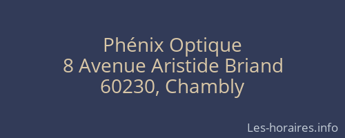 Phénix Optique