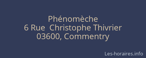 Phénomèche