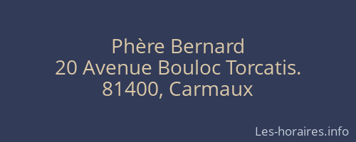 Phère Bernard