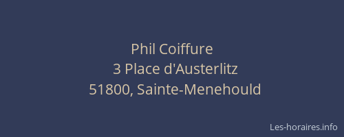 Phil Coiffure