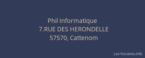 Phil Informatique