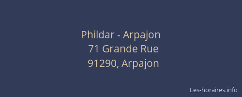 Phildar - Arpajon