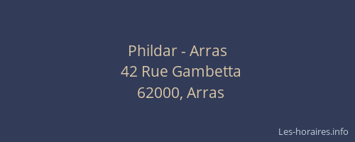 Phildar - Arras