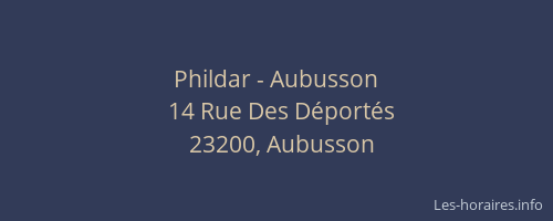 Phildar - Aubusson