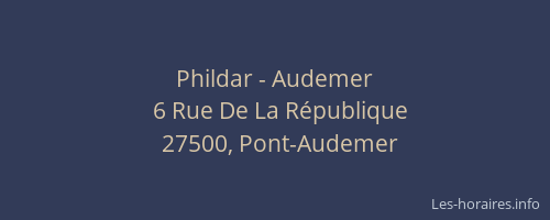 Phildar - Audemer