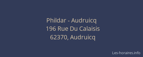 Phildar - Audruicq