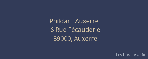 Phildar - Auxerre