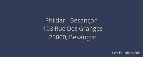 Phildar - Besançon