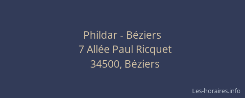Phildar - Béziers