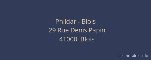 Phildar - Blois