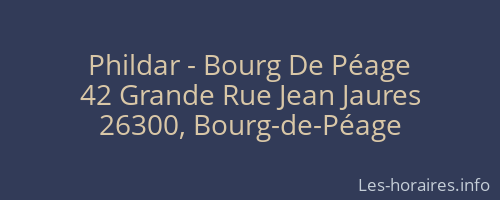 Phildar - Bourg De Péage
