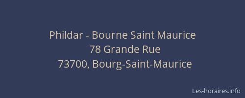 Phildar - Bourne Saint Maurice