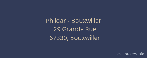 Phildar - Bouxwiller