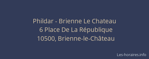Phildar - Brienne Le Chateau