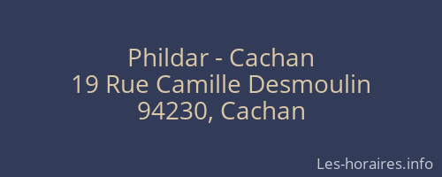 Phildar - Cachan