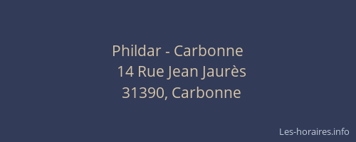 Phildar - Carbonne