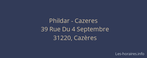 Phildar - Cazeres