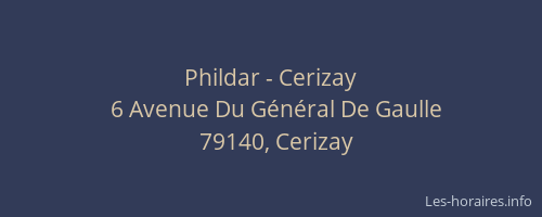 Phildar - Cerizay