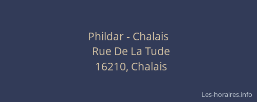 Phildar - Chalais