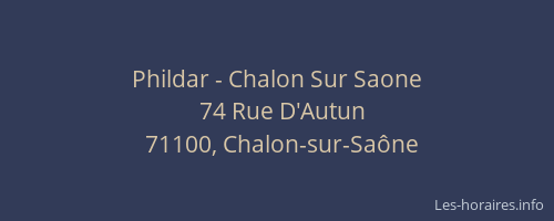 Phildar - Chalon Sur Saone