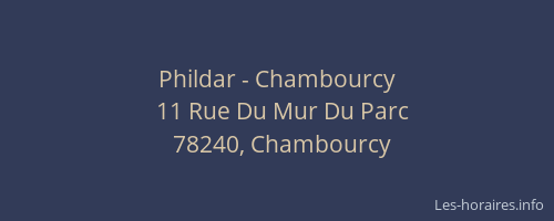 Phildar - Chambourcy